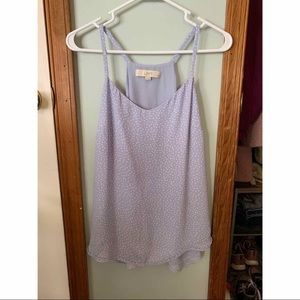 Purple & White Bird Loft Tank